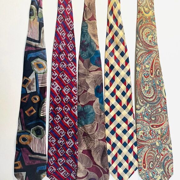 Bundle Of 5 Mens Ties - Picture 1 of 5